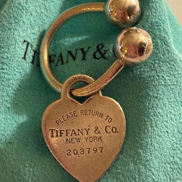 Tiffany & Co. Accessories - 🩵Tiffany & Co. Sterling Silver .925 Return to Tiffany Heart Keychain & Pendant🩵